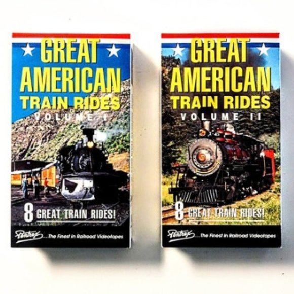 TRAIN & RAILROAD VHS ~ 2 COLLECTOR SETS-7 Tapes ~ Train Rides & Great Railroads - Picture 15 of 15